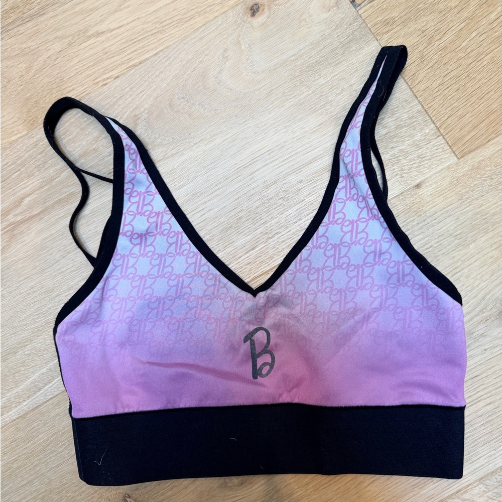 Ultracor Black and Pink Sports Bra